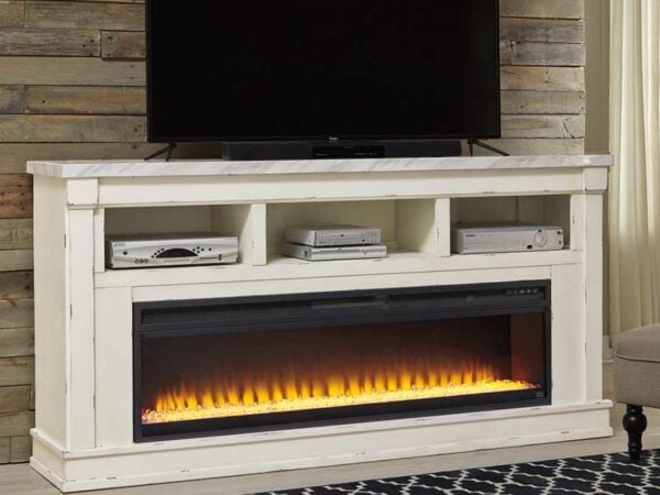 Electric Fireplaces with fire lit