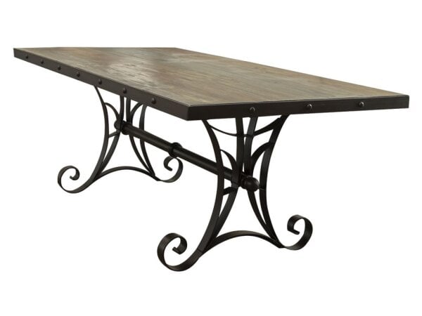 79″ Dining Table w/Iron Base Dining Tables