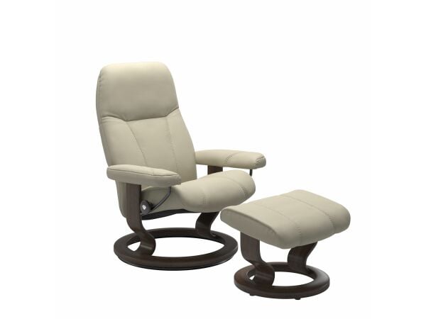 Stressless® Consul (L) Classic chair with footstool Recliners Stressless