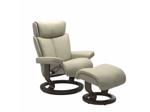Stressless® Magic (M) Classic chair with footstool Recliners