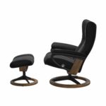 Stressless® Wing (M) Signature chair with footstool - Image 2