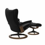 Stressless® Wing (M) Signature chair with footstool - Image 4