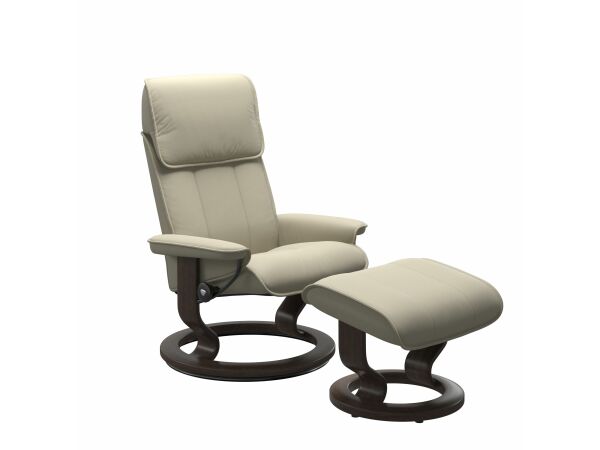 Stressless® Admiral (M) Classic chair with footstool Recliners