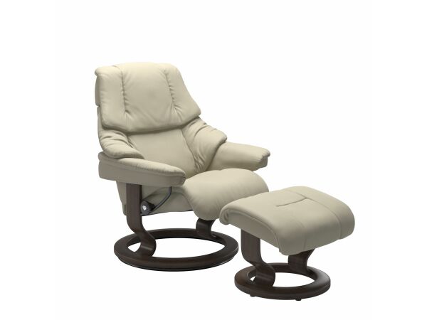 Stressless® Reno (M) Classic chair with footstool Recliners Stressless