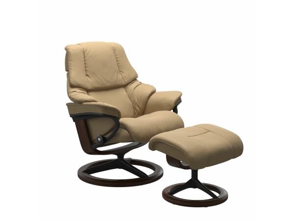 Stressless® Reno (M) Signature chair with footstool Recliners Stressless