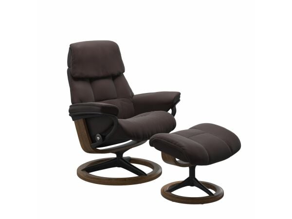 Stressless® Ruby (M) Signature chair with footstool Recliners Stressless