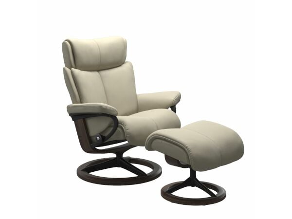Stressless® Magic (S) Signature chair with footstool Recliners Stressless