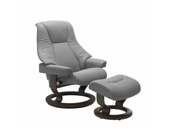 Stressless® Live (S) Classic chair with footstool Recliners Stressless
