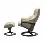 Stressless® Live (L) Signature chair with footstool - Image 2