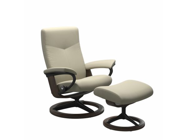 Stressless® Dover (M) Signature chair with footstool Recliners