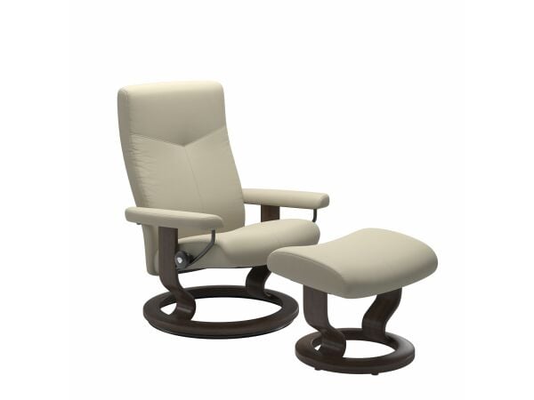 Stressless® Dover (L) Classic chair with footstool Recliners