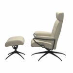 Stressless® Metro chair with adjustable headrest, with footstool - Image 2