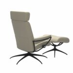 Stressless® Metro chair with adjustable headrest, with footstool - Image 4