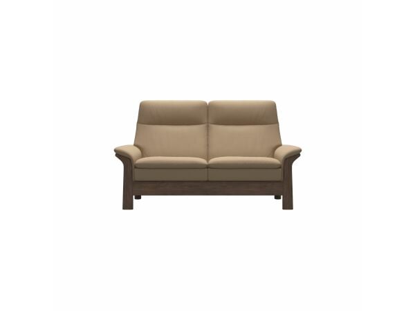 Stressless® Saga with wood (L) 2 seater High Sofas Stressless