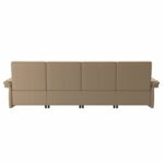 Stressless® Mary arm upholstered 4 seater with 2 Power PDDP - Image 4