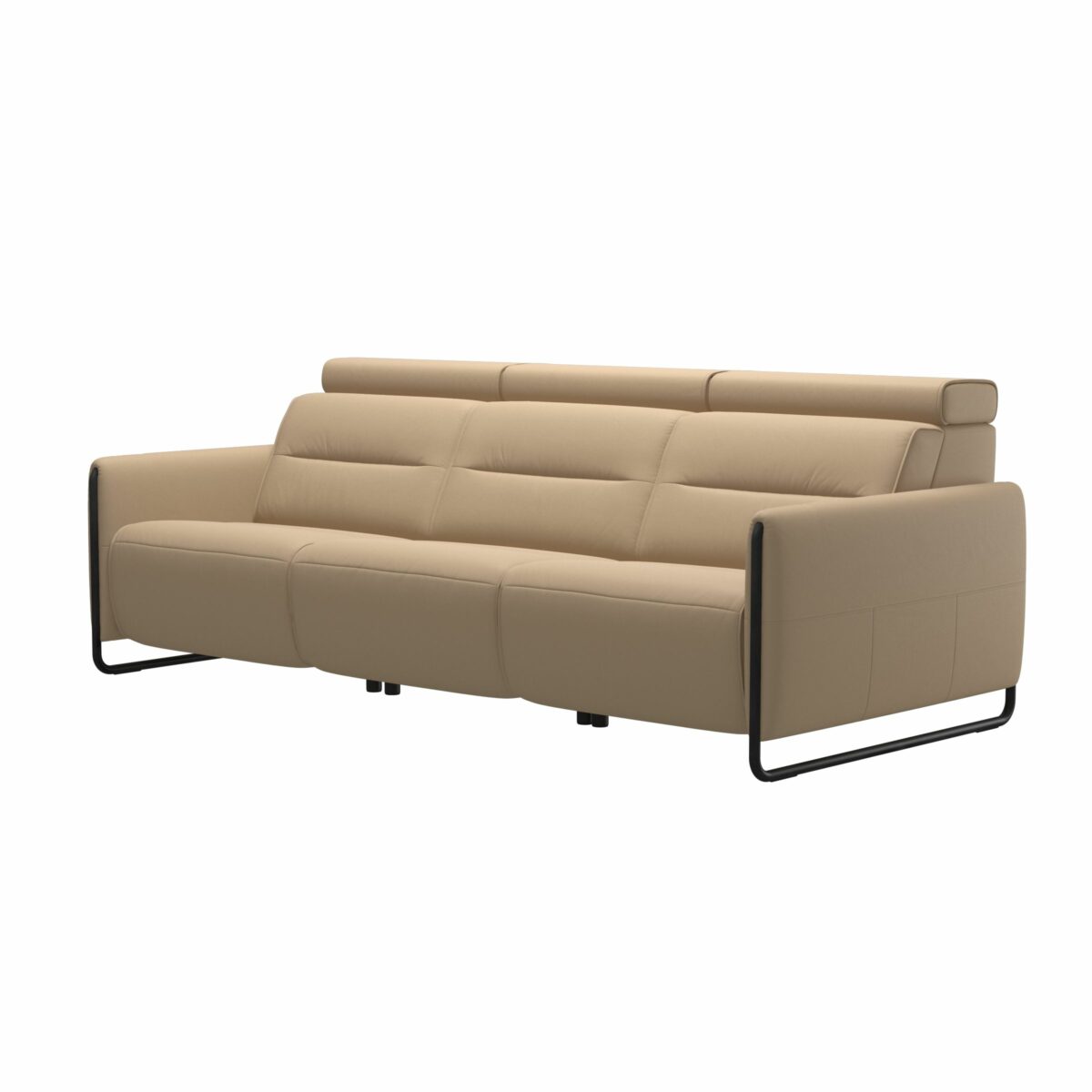 Stressless® Emily arm steel 3 seater Sofas 8