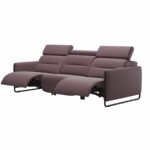 Stressless® Emily 3 seater with 2 motors arm steel - Image 2