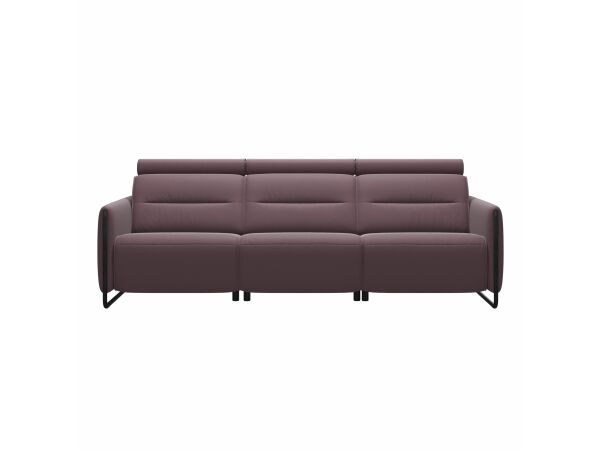 Stressless® Emily 3 seater with 2 motors arm steel Sofas