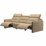 Stressless® Emily 3 seater with 2 motors arm wood - Image 2