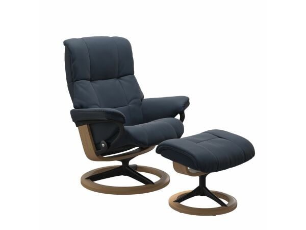 Stressless® Mayfair (M) Signature chair with footstool Recliners Stressless