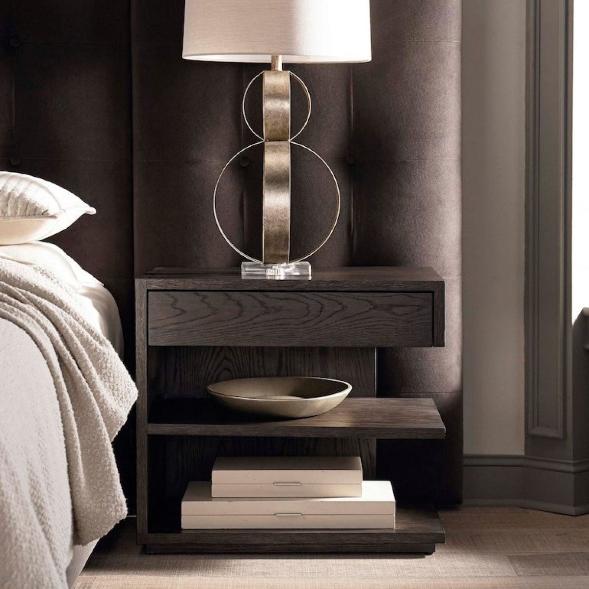 Left Nightstand Lyon Brown Nightstands 6
