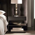 Left Nightstand Lyon Brown Nightstands 8
