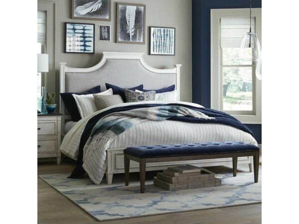 Bella Queen Upholstered Bed Beds