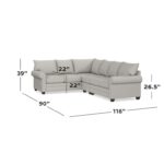 Alexander Roll Arm Large L Sectional - Image 4