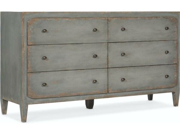 Ciao Bella Six-Drawer Dresser Dressers Hooker Furniture