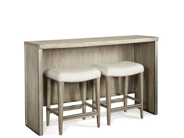 Sophie Sofa Table With Backless Upholstered Stools Bar Furniture