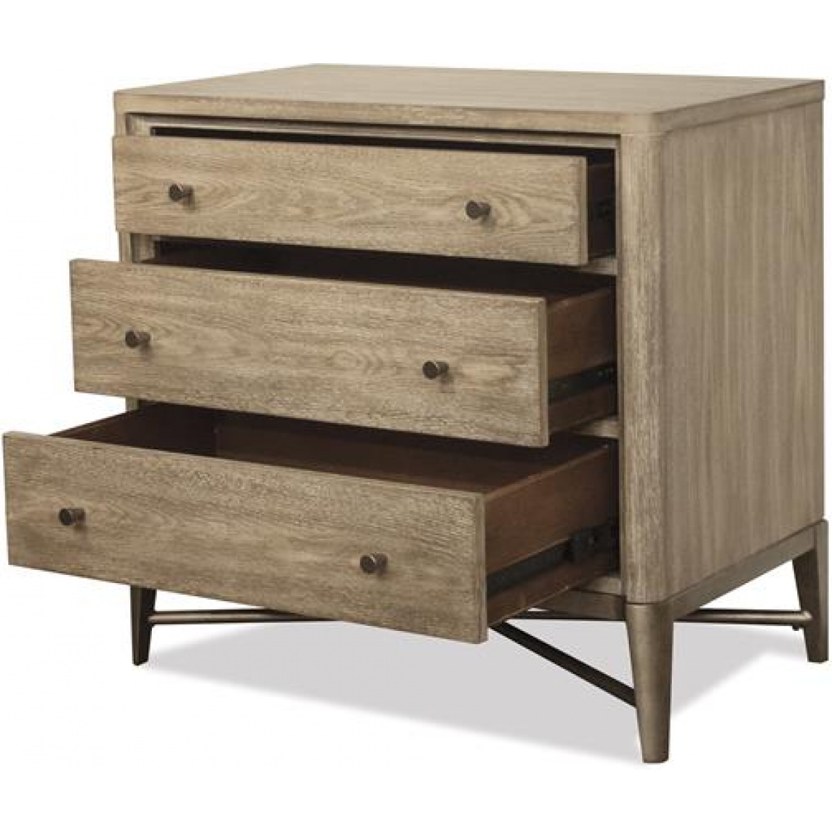Sophie Three Drawer Nightstand Nightstands 8
