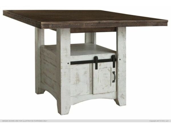 Pueblo White Counter Height Table Cocktail & Coffee Tables 8