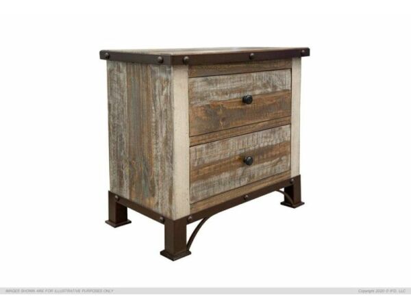 2 Drawer Nightstand IFD966NTST Nightstands