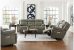 Evo Club Level Double Reclining Sofa with Power Headrests - Image 2