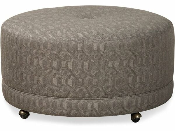 New Traditions Round Ottoman 089900 Ottomans & Poufs Craftmaster Furniture