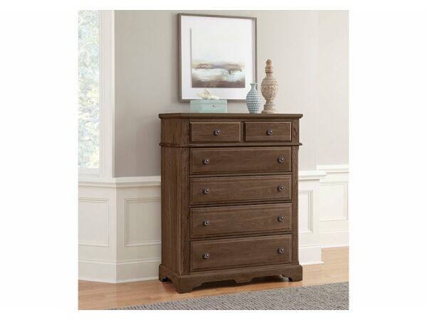Artisan & Post Cobblestone Oak Chest 5 Drawer Chests Vaughan Bassett
