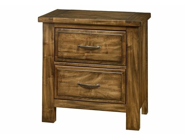 Artisan & Post Maple Road Antique Amish Night Stand – 2 Drawers Nightstands Vaughan Bassett