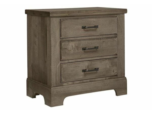 Artisan & Post Cool Rustic Stone Grey Nightstand Nightstands Vaughan Bassett