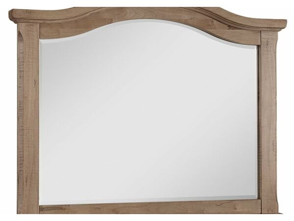 LMCO Scotsman Wide Arched Mirror Natural Maple Mirrors Customizable