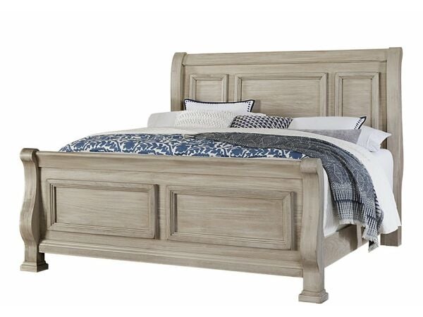 Rustic Hill Sleigh Bed Beds Vaughan Bassett