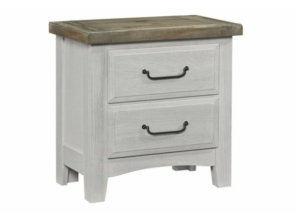 Sawmill 2-Drawer Nightstand Alabaster 2-Tone Nightstands Vaughan Bassett