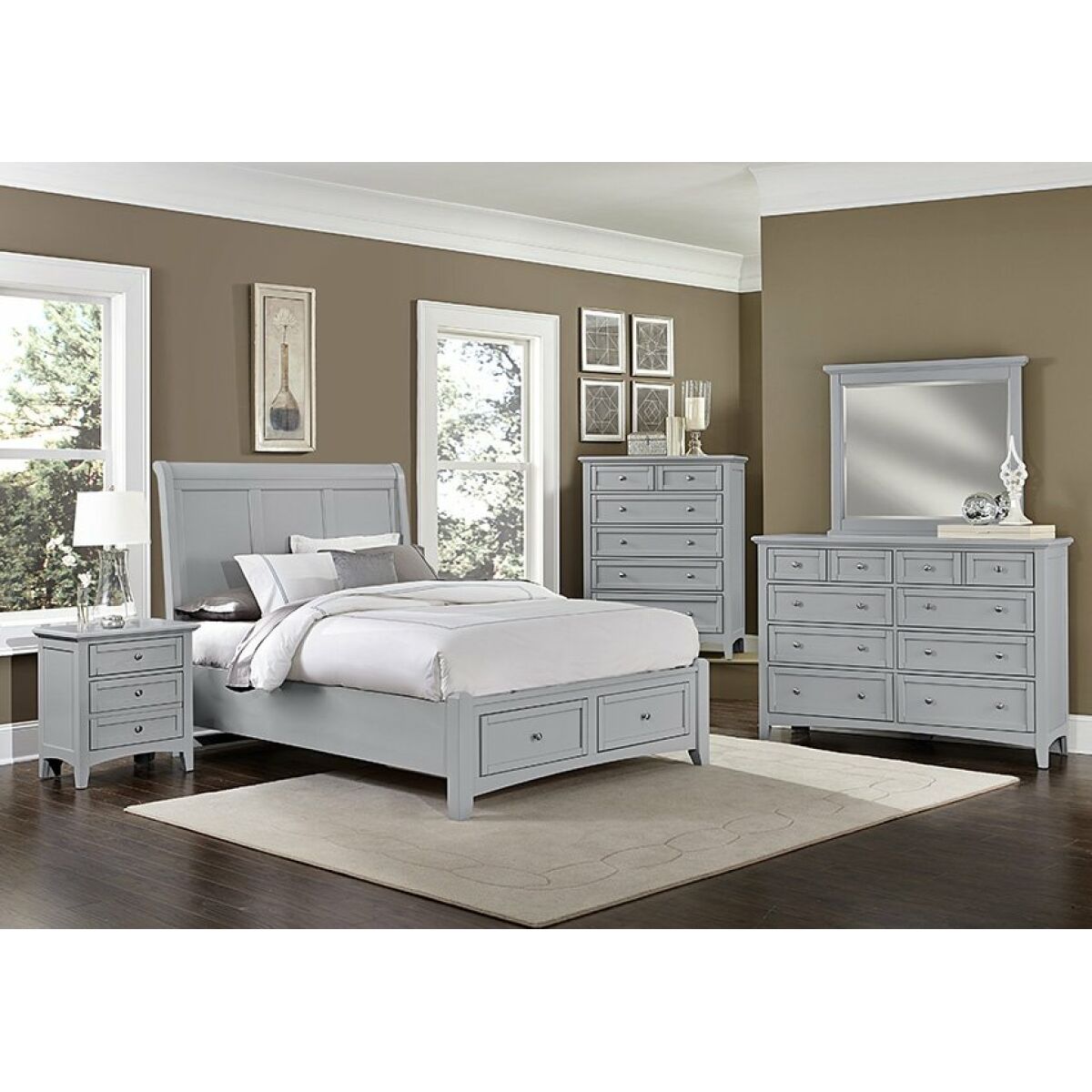 Bonanza 2 Drawer Nightstand Nightstands Customizable 6