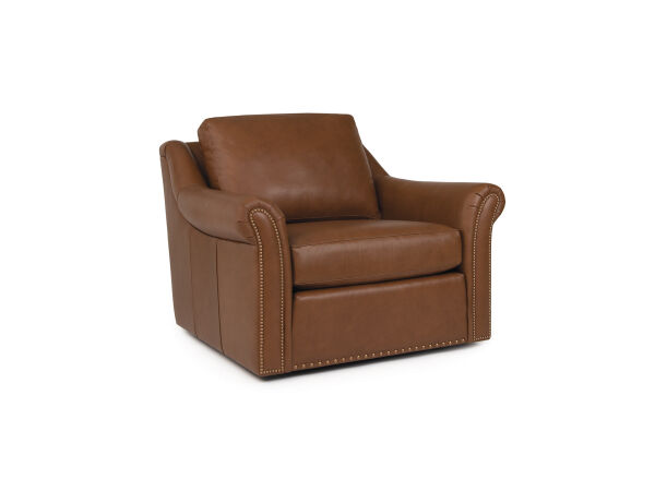 9021-56 Leather Swivel Chair Chairs Customizable