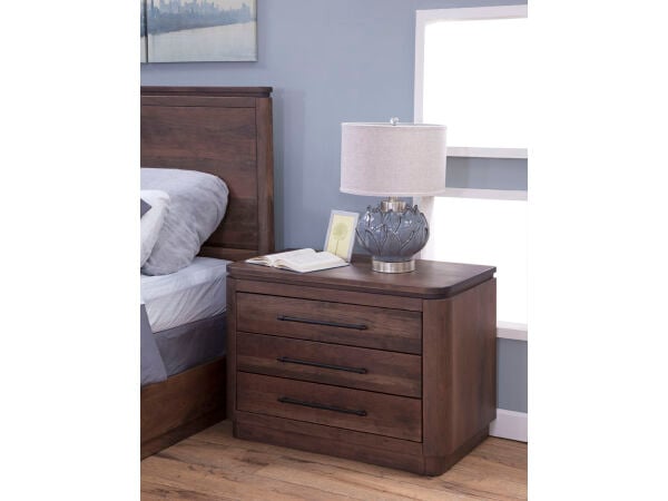 Rialto 3 Drawer Nightstand Nightstands Amish