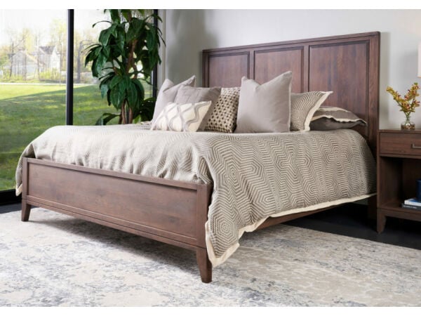 Champagne King Panel Bed Beds Amish