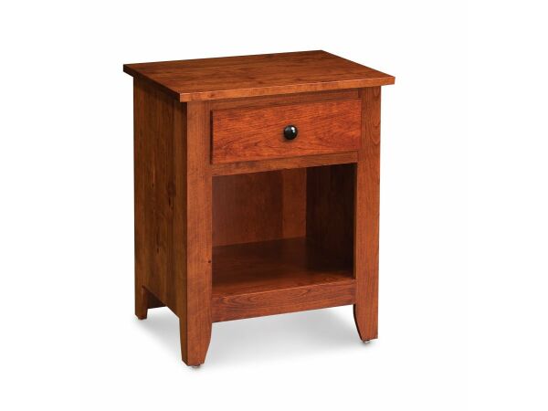 Shenandoah Nightstand with Opening on Bottom Nightstands Customizable