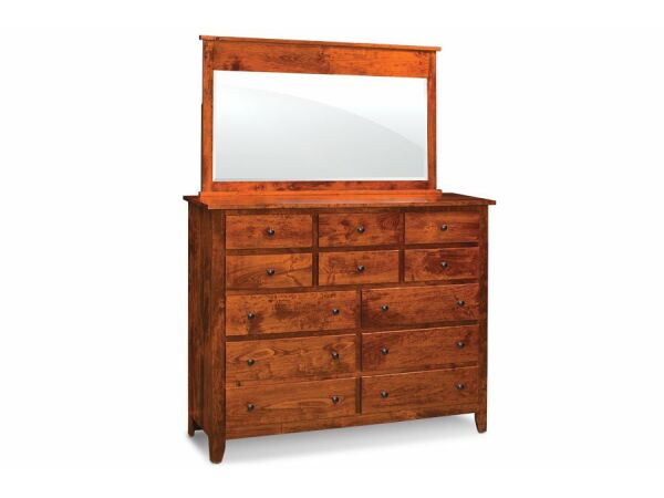 Shenandoah Bureau Mirror, 62″w Chests Customizable