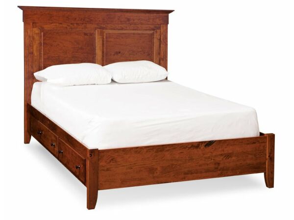 Shenandoah Deluxe Bed with Under-Bed Storage, Queen Beds Customizable