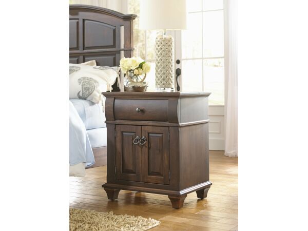 Reminisce 1 Drawer 2 Door Nightstand Nightstands Yutzy Woodworking