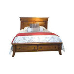 Jamestown Square Queen Bed With Footboard Drawer Unit